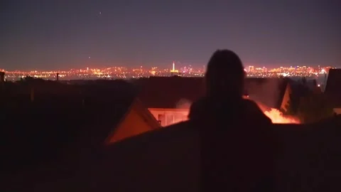 Vegas Fireworks Stock Footage 248007466