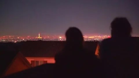 Vegas Fireworks Stock Footage 248008785