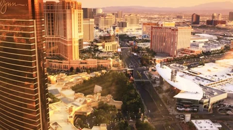 Vegas at night HD.mp4 Stock Footage 5700657