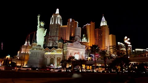 Vegas-ny-ny-timelapse Stock Footage 1097669