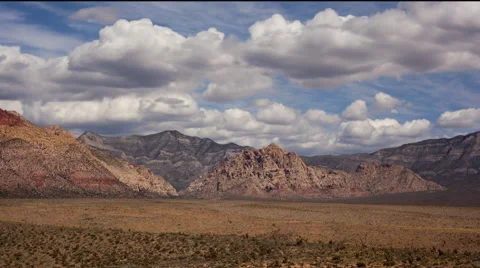 Vegas Red Rocks Timelapse Stock Footage 44975172