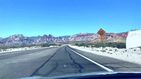 Vegas-RedRock Stock Footage 94377820