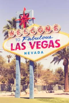 Vegas sign Stock Photos
