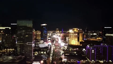 Vegas Strip 2 動画素材 163662208