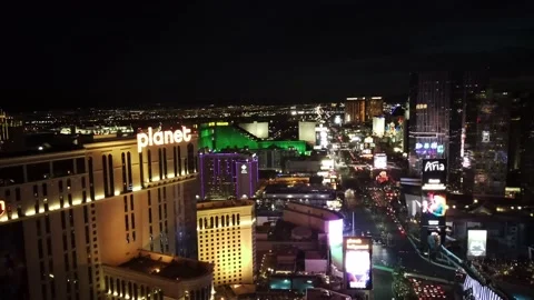 Vegas Strip 7 Stock Footage 163660064