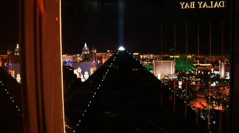 Vegas strip elevator down 動画素材 82155