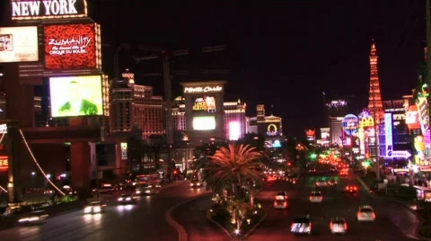Vegas strip4 Stock Footage 103772