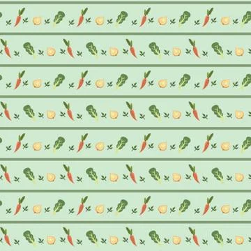Vegetable Background Design Illustrazione stock
