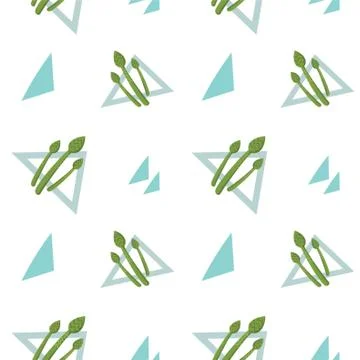 A Vegetable Background Design Stock Illustration