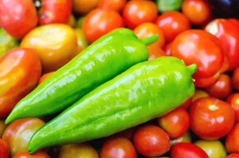 Vegetable background Stock Photos