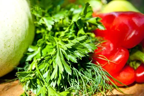 Vegetable background Stock Photos