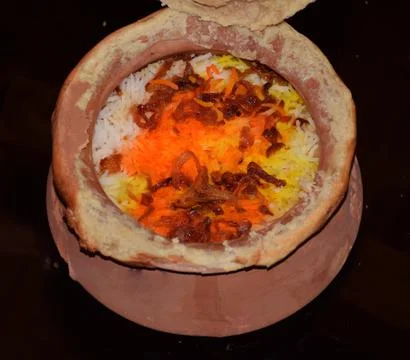 Vegetable Biryani Stock Photos