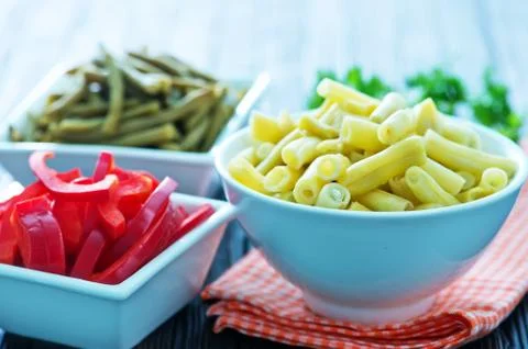 Vegetable in bowls Stock Photos
