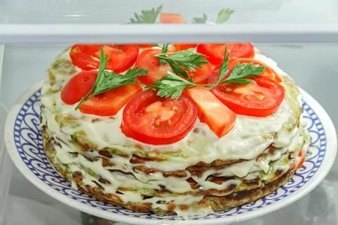 Vegetable cake Stock Photos