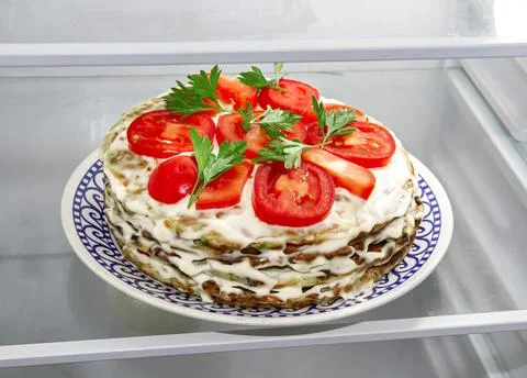 Vegetable cake Stock Photos