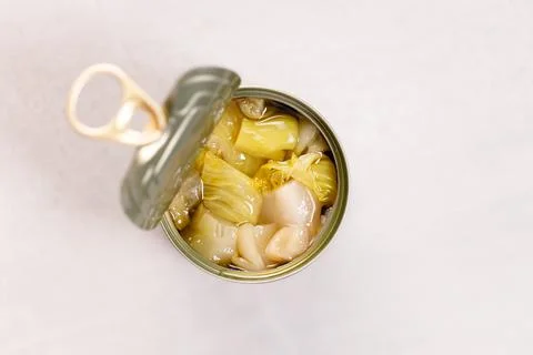 Vegetable in a can Foto stock