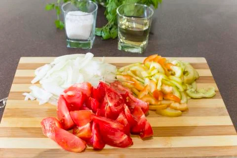 Vegetable Carving Stock Photos