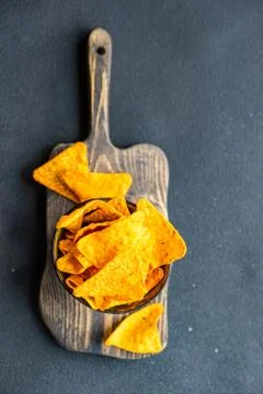 Vegetable chips in bowl Stock Photos