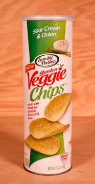 Vegetable chips Stock Photos