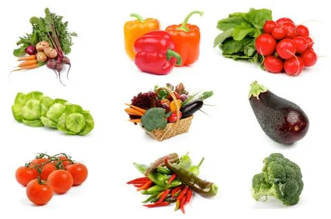 Vegetable Collection Stock Photos