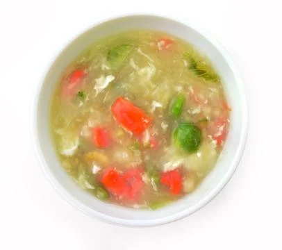 Vegetable cream soup Stock Photos