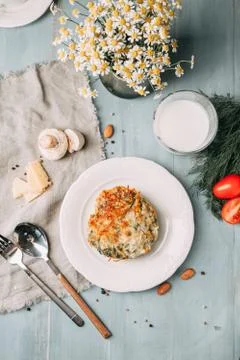 Vegetable cutlet Stock Photos