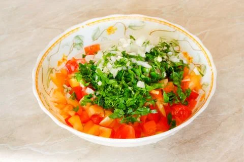 Vegetable cutting Stock Photos