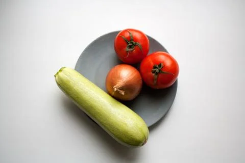 Vegetable face Stock Photos
