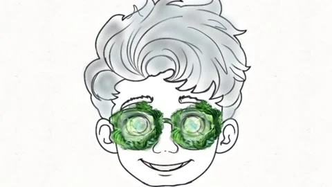 Vegetable Glasses Transformation Stock Footage 331633992