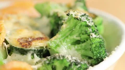 Vegetable gratin Stock Footage 24664759