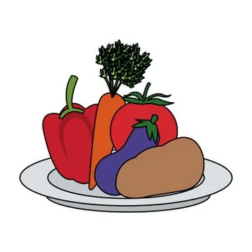 Vegetable icon image Stock Illustration