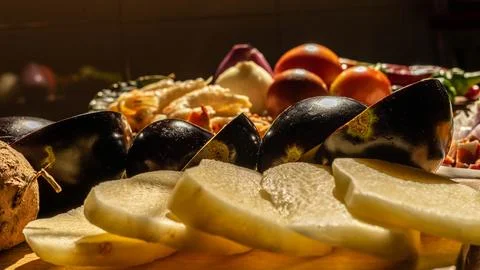 Vegetable ingredients Stock Photos