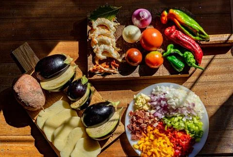 Vegetable ingredients Stock Photos