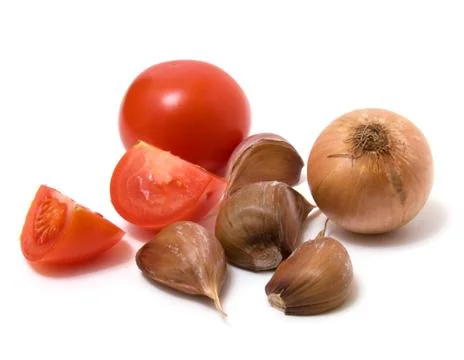 Vegetable isolated on white Stock Photos