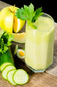 Vegetable juice Stock Photos