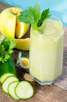 Vegetable juice Stock Photos