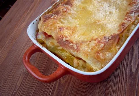 Vegetable lasagna Фото