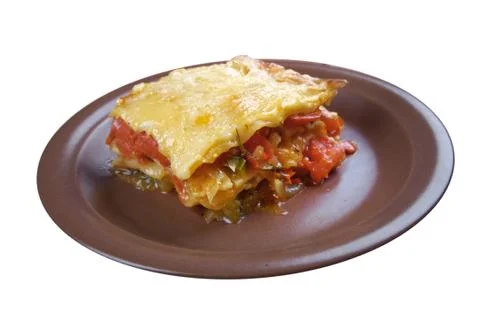 Vegetable lasagna Fotos Stock