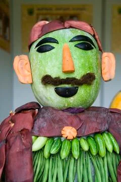 Vegetable Man Stock Photos