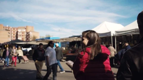 Vegetable market Stock Footage 126369832