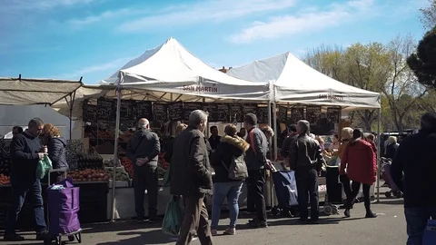 Vegetable market Stock Footage 126369982