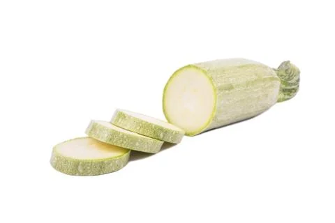 Vegetable marrow with slices Stock Photos