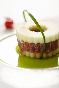 Vegetable meatloaf Stock Photos