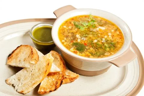Vegetable minestrone Stock Photos
