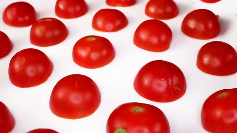 Vegetable mini cherry tomato tomatoe tomatos tomatoes Stock Footage 110617495