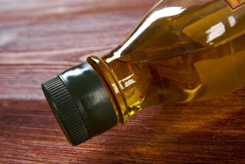Vegetable oil bottle Stock-Fotos
