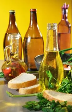 Vegetable oil Stock Photos
