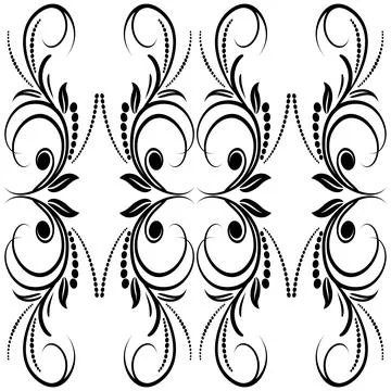 Vegetable ornament Stock Illustration