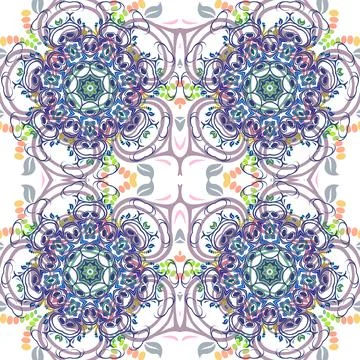 Vegetable ornament Stock Illustration