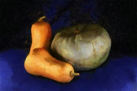 Vegetable painting Illustrazione stock